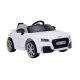 Audi TT RS ELBil  12V m/2.4G+Gummihjul  "Hvid"