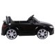 Audi TT RS ELBil  12V m/2.4G+Gummihjul  "Sort"