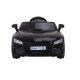Audi TT RS ELBil  12V m/2.4G+Gummihjul  "Sort"