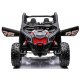 Can-Am Maverick UTV til 2 Børn m/Lithium + 4x24V Motorer  "Sort/Rød"