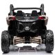 Can-Am Maverick UTV til 2 Børn m/Lithium + 4x24V Motorer  "Sort/Rød"