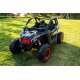 Can-Am Maverick UTV til 2 Børn m/Lithium + 4x24V Motorer  "Sort/Rød"