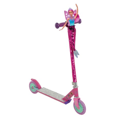 Barbie Havfrue Løbehjul med Pailletter og Glitter