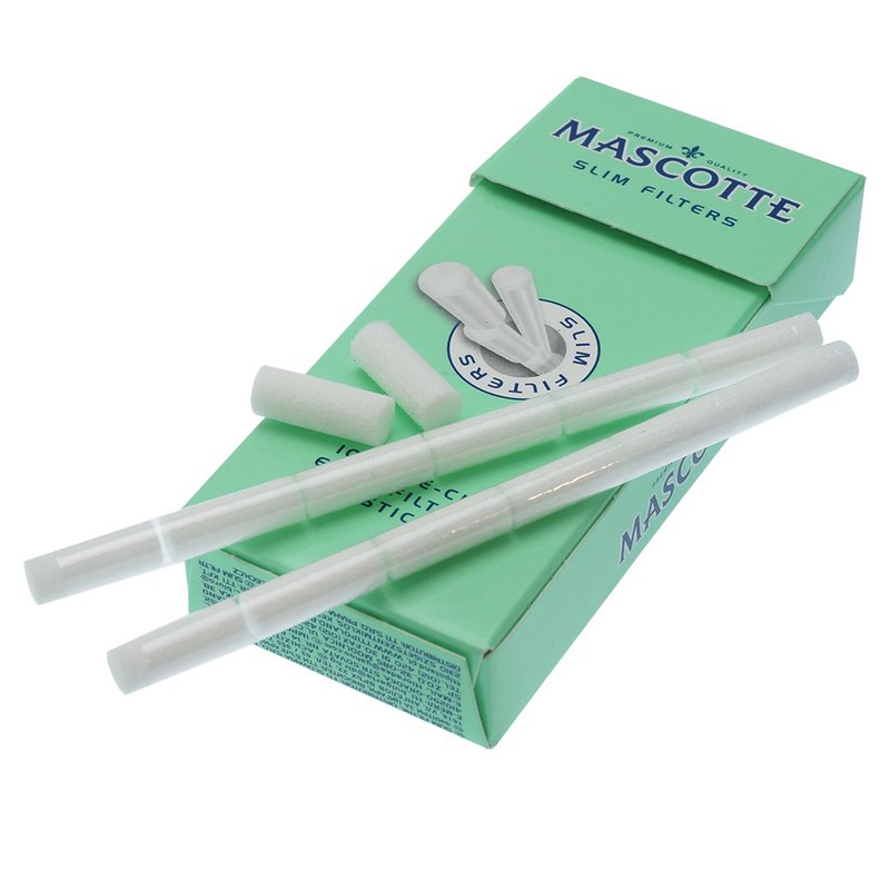 Mascotte 6 mm Slim Cigarette Filter Sticks Kiosken Rødbyhavn