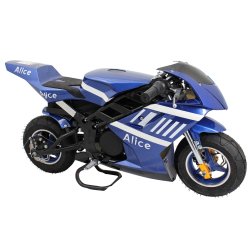 EL Pocket Bike Racer Børsteløs 1060W 36V  "Blå"