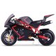 Pocket Bike Racer 49cc,   "Sort/Rød"