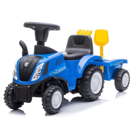 New Holland T7 Gå-Traktor Med Trailer og Værktøj  "Blå"