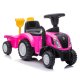 New Holland T7 Gå-Traktor Med Trailer og Værktøj  "Pink"