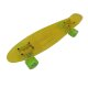 MCU-Sport Transparent LED Skateboard  "Gul"