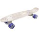MCU-Sport Transparent LED Skateboard  "Hvid"