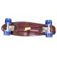 MCU-Sport Transparent LED Skateboard  "Rød"