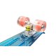 MCU-Sport Transparent LED Skateboard  "Blå"