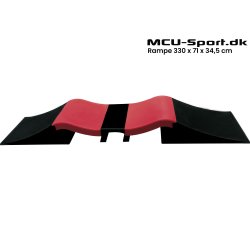 MCU-Sport Skate Double Wave Rampe Sæt