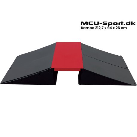 MCU-Sport Skate Double Wave Rampe Sæt