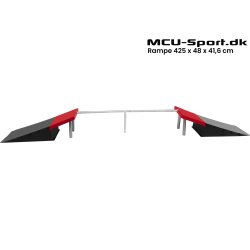 MCU-Sport Skate Double Wave Rampe Sæt