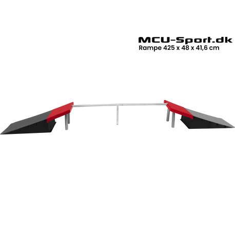 MCU-Sport Skate Double Wave Rampe Sæt