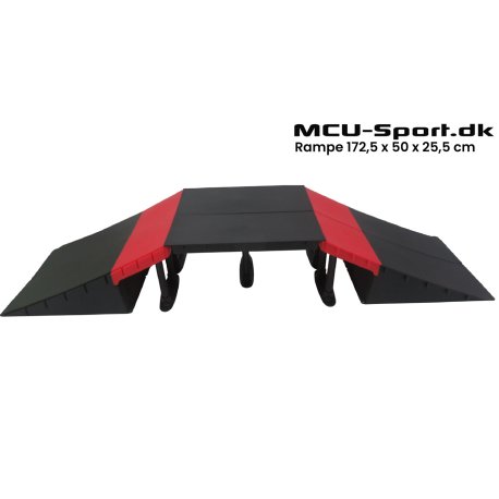 MCU-Sport Skate Double Wave Rampe Sæt