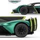Aston Martin Valkyrie AMR Pro Fjernstyret Bil 1:14  "Grøn"