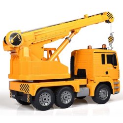 Fjernstyret Mobilkran 1:20 med lys og lyd 2.4G