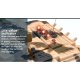 Fjernstyret Battle Tanks med IR Kampsystem Grå / Sand 27,5 cm (2 stk)