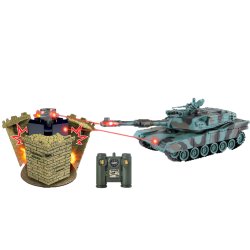 USA M1A2 Fjernstyret Tank 1:28 VS Fort 27Mhz