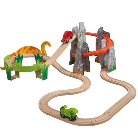 Kidkraft Adventure Tracks Dino World Vulkan Tog Sæt
