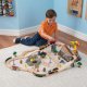 Kidkraft Træ Construction Tog sæt m/Tilbehør