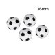 MegaLeg Bordfodbold 36mm Bolde, 4 stk.