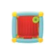 Fisher-Price Hoppeborg    "175 x 173 x 114 cm"