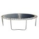 MCU-Sport Classic Plus V2 3.7M Trampolin + Sikkerhedsnet + Stige Sort