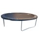 MCU-Sport Classic Plus V2 3.7M Trampolin + Sikkerhedsnet + Stige Sort