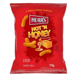 Hot'N Honey Cheese Curls (Herr's) - 113gr