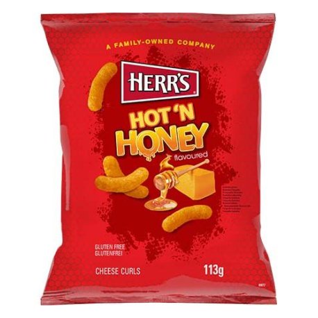 Hot'N Honey Cheese Curls (Herr's) - 113gr