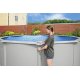 Bestway Hydrium  Stål Pool m/sandfilter, Skimmer   "305 x 122 cm"  