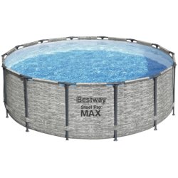 Bestway Steel Pro Max Frame Pool Prismatic Stone   "427 x 122 cm" 