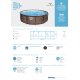 Bestway Steel Pro MAX Frame Pool Rattan    "366x100cm"