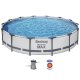 Bestway Steel Pro MAX Frame Pool 427 x 84 cm m/filter pumpe