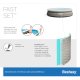Bestway Fast Set Pool Sæt 366 x 76cm m/Filter Pumpe
