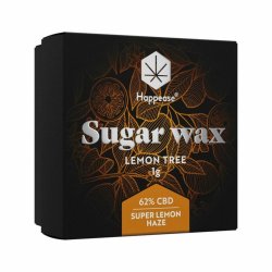 Happease - Extract Lemon Tree Sugar Wax, 62% CBD  "1 gram"