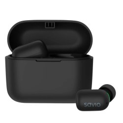 Savio TWS-09 TWS Bluetooth In-Ear Earbuds med Case (8 timer)