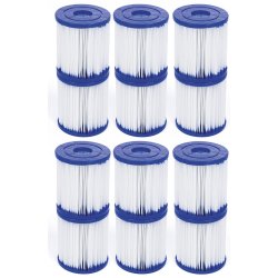 Bestway Filterpatron 1 8x9 cm 12 stk (Bestway varenr 58093)