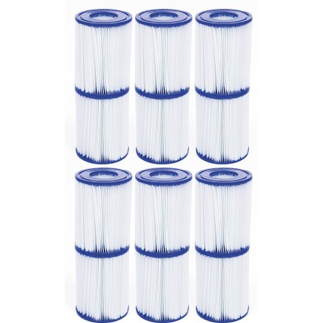 Bestway Filterpatron II 10,6x13,6 cm 12 stk. (Bestway varenr 58094)