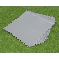Bestway Pool underlag / bundbeskytter 9 stk (78 x 78 cm) Grå
