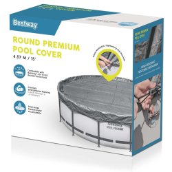Bestway overdækning Premium Rund Poolcover    "457 cm"