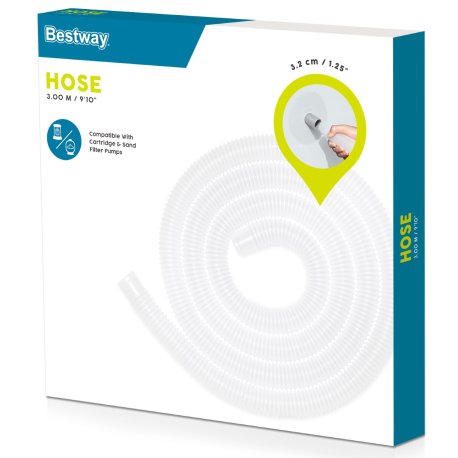 Bestway Flowclear 32mm Slange til Pool 3 m