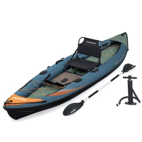 Hydro Force Angler Elite X1 Oppusteligt Fiskekajaksæt  "380 cm"
