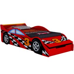 Racing Junior Bilseng i Træ  "140 x 70 cm"