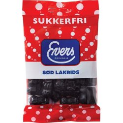 Evers Sød Lakrids 80 gr Sukkerfri