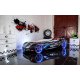 Speedy Spoiler 4WD Bilseng med LED-Lys og Lydpakke, Sort