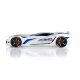 Speedy Spoiler 4WD Bilseng med LED-Lys og Lydpakke, Hvid